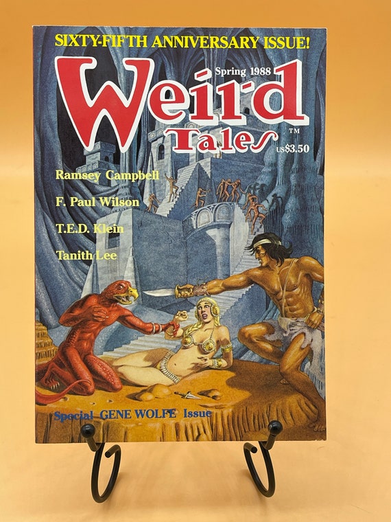 Weird Tales Spring 1988 65th Anniversary Issue Special Gene Wolfe issue artwork George Barr