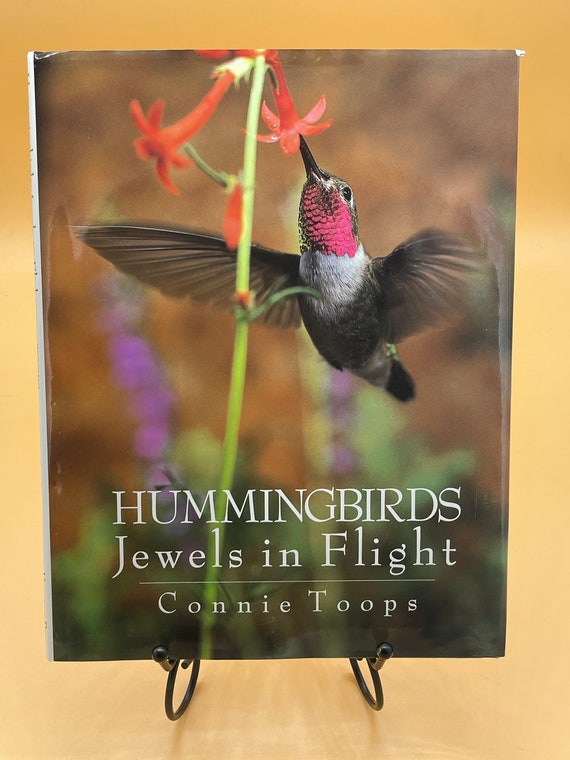 Bird Books Hummingbirds Jewels in Flight by Connie Toops 1992 Voyageur Press hardcover Books for Bird Lovers Gift Bird Watching Nature Books