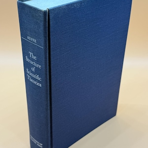 The Structure of Scientific Theories Editor Frederick Suppe 1974 University of Illinois Press Science book gift rare books theoretic history
