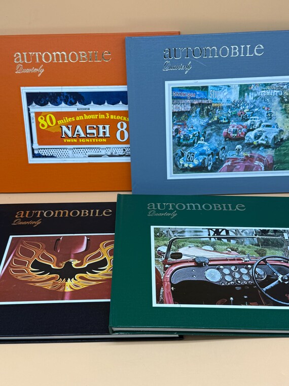Automotive Quarterly Four Volume Set 1977 Automotive Quarterly Vol 1-4 Classic Car Books Vintage Car books Automotive History books