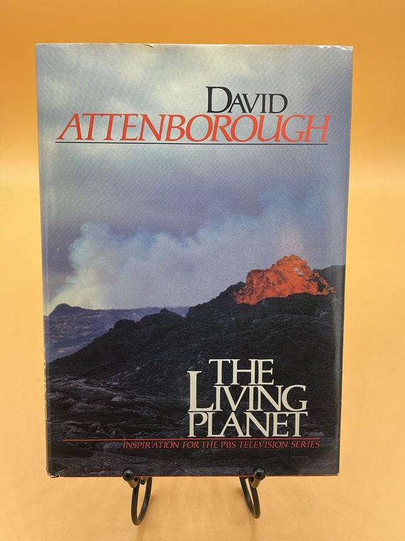 Nature Books The Living Planet by David Attenborough 1984 Little Brown Publishing Science and Nature Books for Readers Gifts Used Books