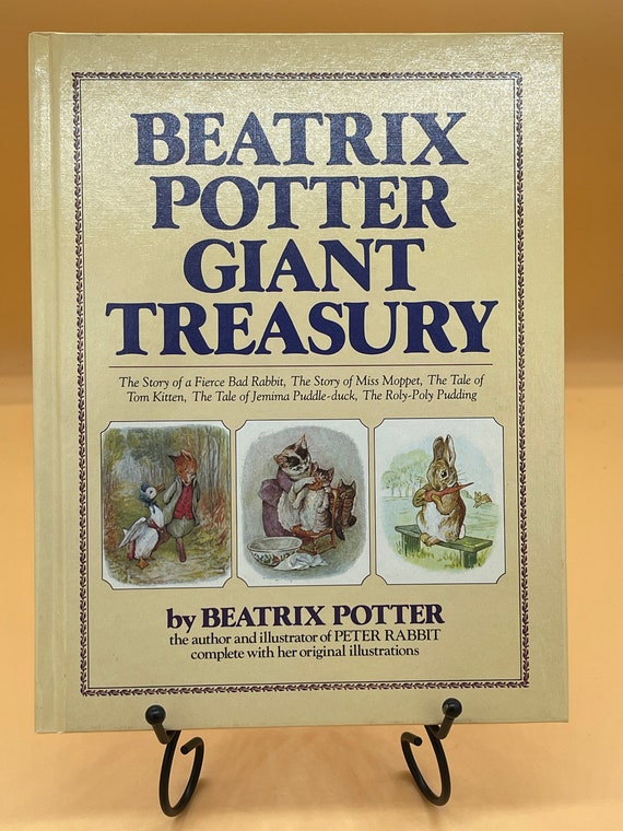 Childrens Books Beatrix Potter Giant Treasury with original illustrations Used books Childrens Vintage gifts for children classic storybooks