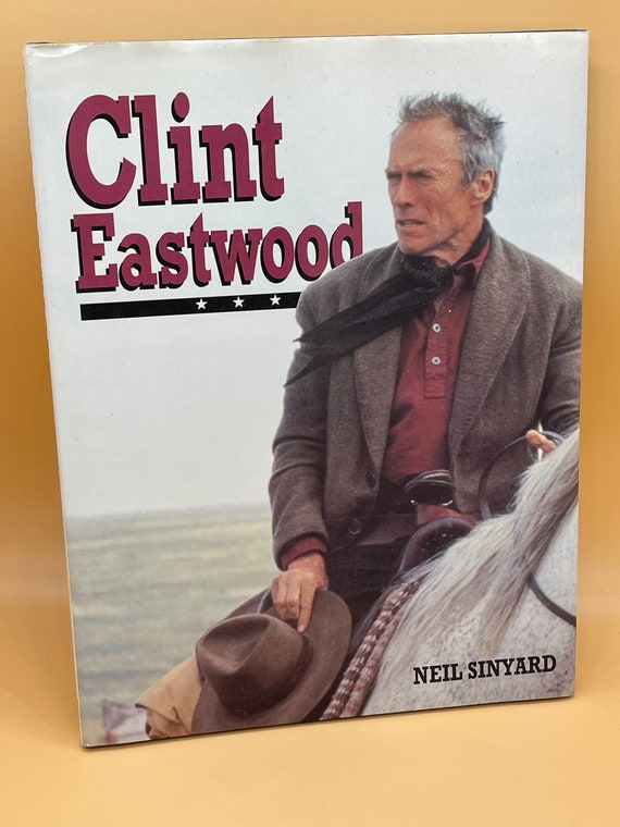 Film Stars Clint Eastwood by Neil Sinyard  1995 Crescent Books Hollywood Movie Stars Gift Books Used Books Free Shipping