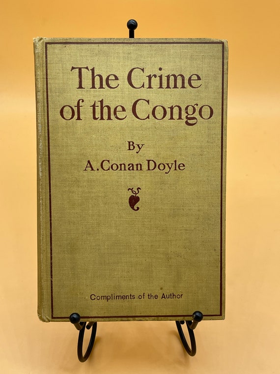 Rare Books The Crime of the Congo by A. Conan Doyle 1909 First American Edition Thus Doubleday Publishing Human Rights Nonfiction Books