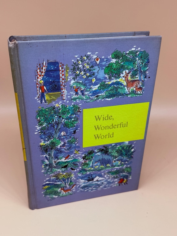 Wide Wonderful World Through Golden Windows series 1958 Grolier Publishing childrens storybook gifts