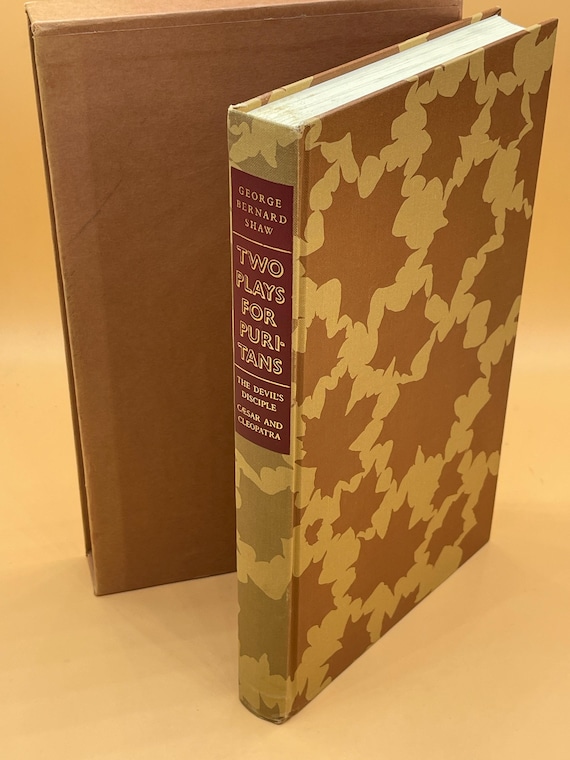 Two Plays for Puritans The Devil's Disciple & Caesar and Cleopatra by George Bernard Shaw Heritage Press 1979 Edition Irish Playwrights
