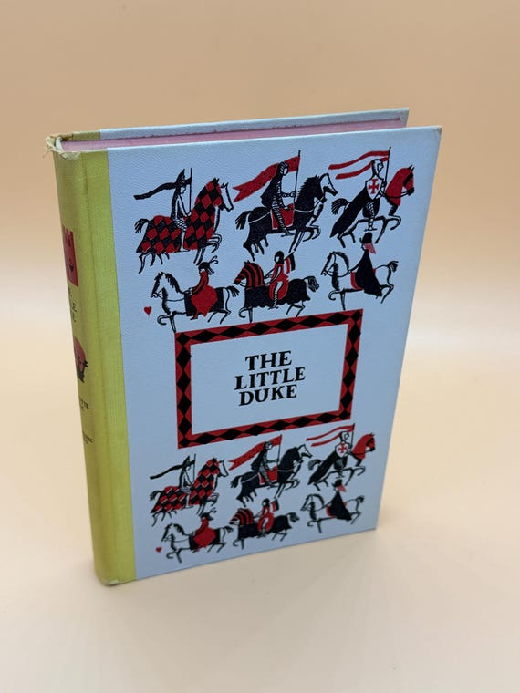 The Little Duke by Charlotte M. Yonge 1955 Illustrated Junior Library Nelson DoubleDay Publishing Childrens books