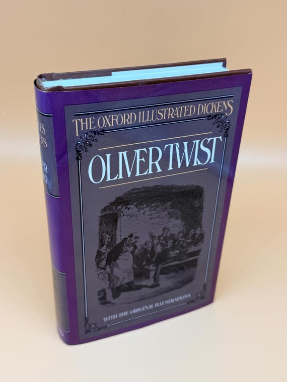 Dickens Books Oliver Twist by Charles Dickens Oxford Illustrated Dickens Dickens Gifts for Readers Classic Literature Literary Book Gifts