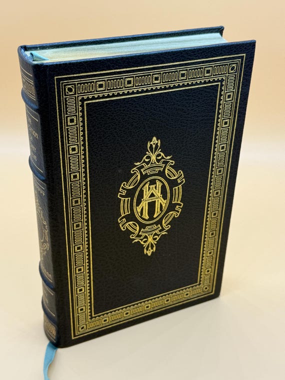 The Education of Henry Adams Illustrated Franklin Library 1983 History Books American history Book Gifts w Free Shipping Used Books