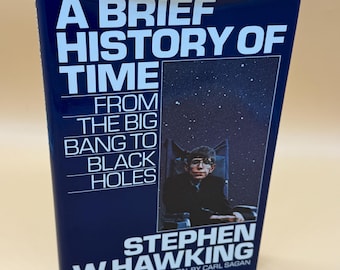A Brief History of Time From the Big Bang to Black Holes by Stephen Hawking Intro by Carl Sagan Science Astrophysics books
