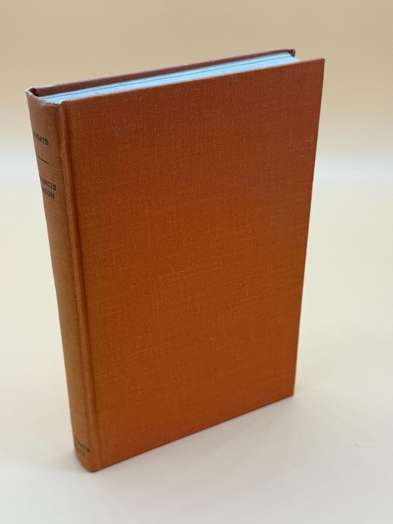 Francis Bacon Essays 1947 Everyman's Library Edition Philosophy Books Religious Meditations English Philosophers Gift Books rare books