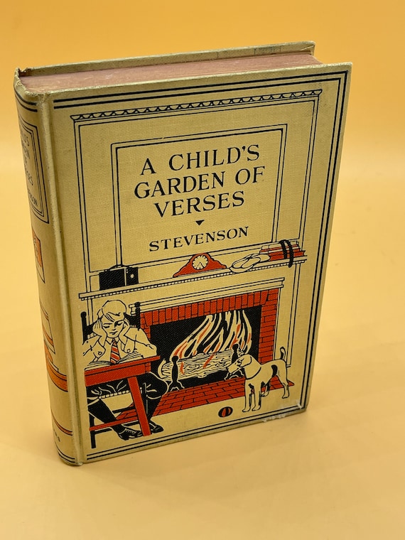 Childrens Books A Child's Garden of Verses by Robert Louis Stevenson 1929 J. H. Sears Publishing Childrens Collectible Books