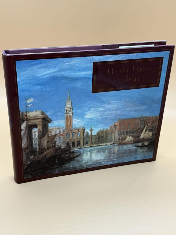 Henry James on Italy 1988 First American Edition Travel history books