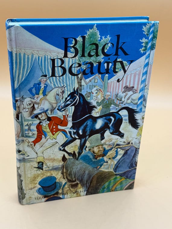 Black Beauty by Anna Sewell circa 1970's reprint Kingsport Press for Grosset  Dunlap Childrens books Animal stories Horse story books