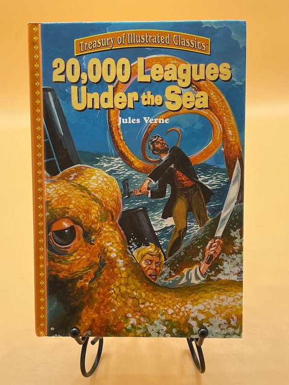 Childrens Books 20,000 Leagues Under the Sea by Jules Verne adapted for young readers gift books for kids classic literature storybooks