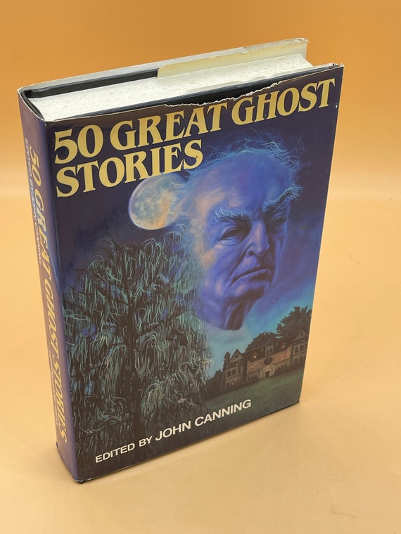 Horror Books 50 Great Ghost Stories Editor John Canning Supernatural Stories Paranormal books Halloween Books for Readers Gifts Used Books