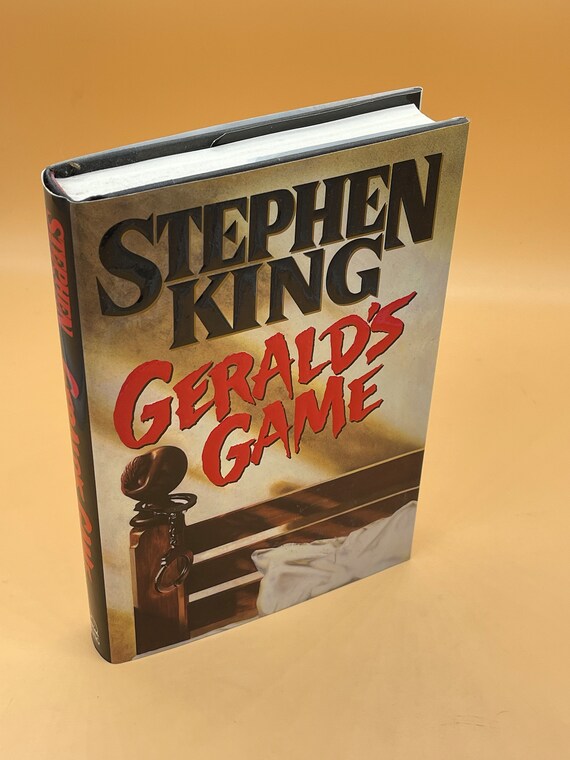 Horror Books Gerald's Game by Stephen King  First Edition hardcover 1992 Stephen King Books Fiction Horror Gifts for Readers Used Books