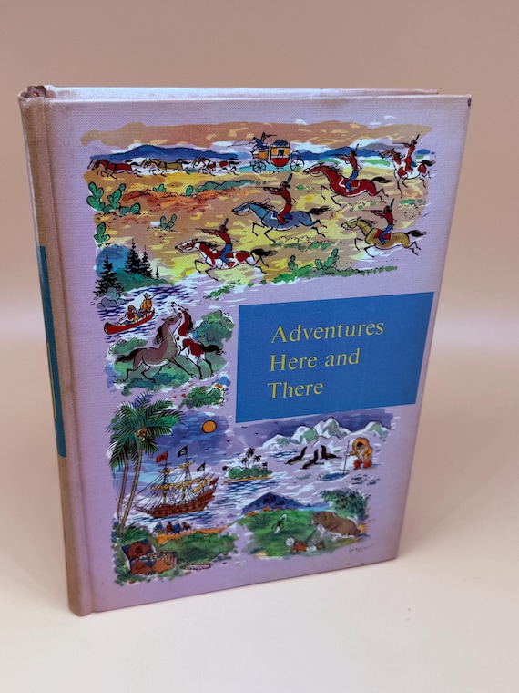 Adventure Here and There Through Golden Windows series 1958 Grolier Publishing Children's storybook gifts