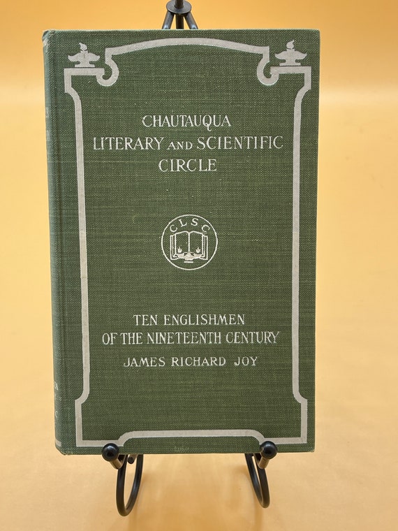 Rare Books Ten Englishmen of the 19th Century 1902 Chautauqua Literary Scientific Series Chautauqua Press History Books Collector Gift Books