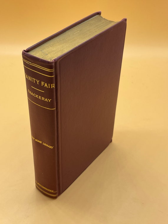 Rare Books Vanity Fair by William Makepeace Thackeray A.L. Burt Publishing circa 1920's Classic Literature Book Gifts for Readers Used Books