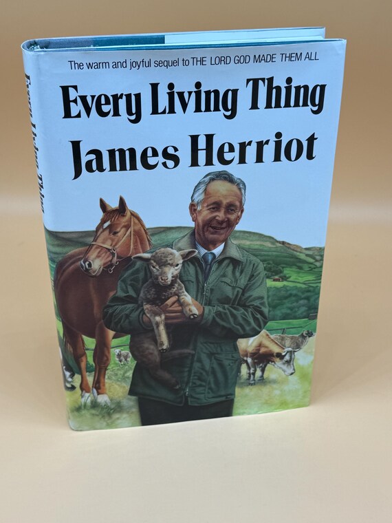 Animal Stories Every Living Thing by James Herriot  First Edition Sept. 1992 St Martins Press Herriot Books True Animal Stories Used Books