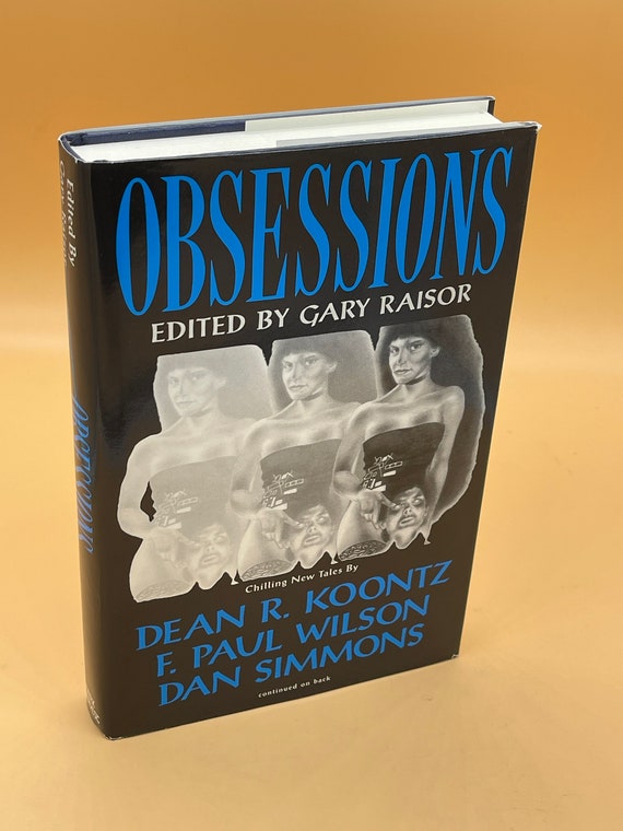 Horror Books Obsessions Chilling 30 Tales from Koontz, F. Paul Wilson, Simmons, & more Editor Gary Raisor illustrator Roger Gerberding