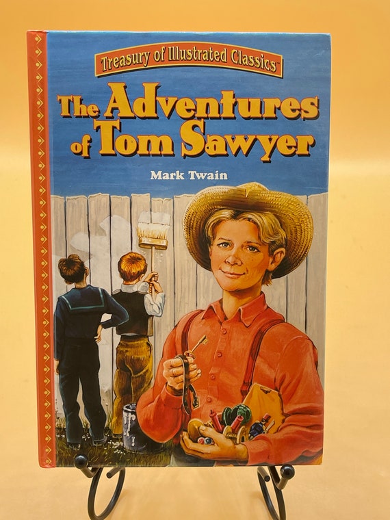 Childrens Books The Adventures of Tom Sawyer by Mark Twain adapted for young readers gift books for children Classic Literature Storybooks