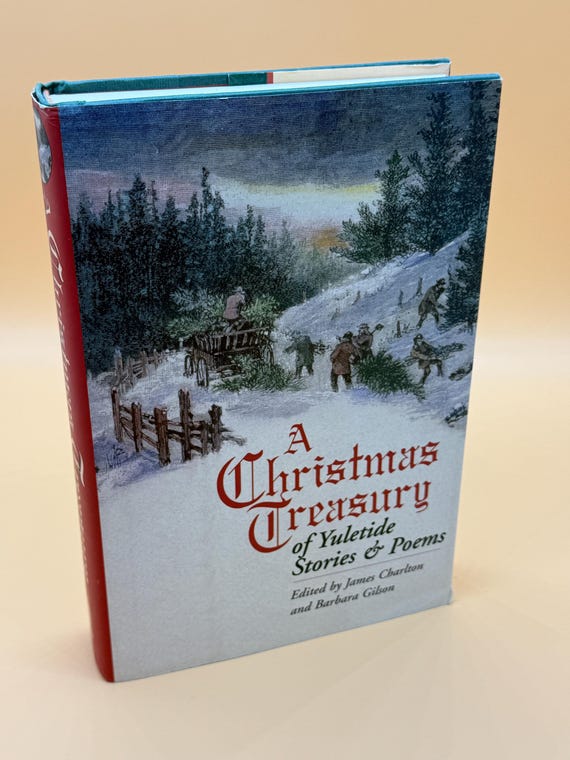 A Christmas Treasury of Yuletide Stories and Poems 1992 Galahad Books Christmas stories Christmas book gifts Holiday Books