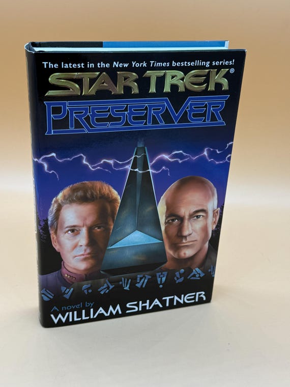 Star Trek Preserver a Novel by William Shatner 2000 Pocket Books Edition Science Fiction book Sci fi books Trekkie book gifts Sci Fi novels