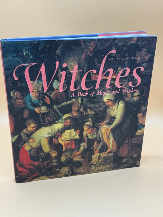 Witches A Book of Magic and Wisdom 1999 Smithmark Publishing Witchcraft history book gifts Wicca and Wiccans history