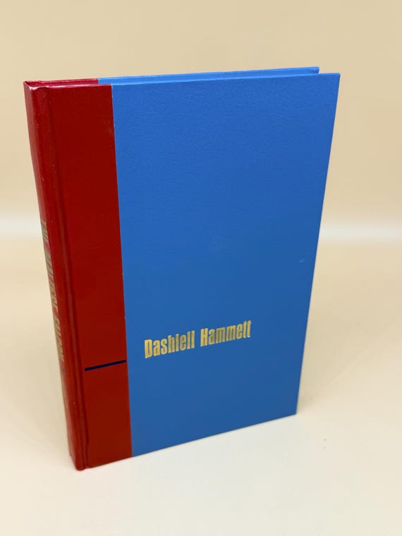The Maltese Falcon by Dashiell Hammett from Knopf Publishing circa  1980's Noir Detective Fiction mystery novels