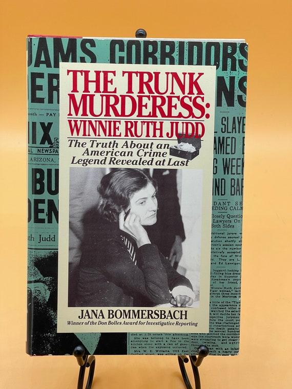 True Crime Books The Trunk Murderess The Truth About an American Crime by Jana Bommersbach hardcover 1992 Simon & Schuster Crime Stories