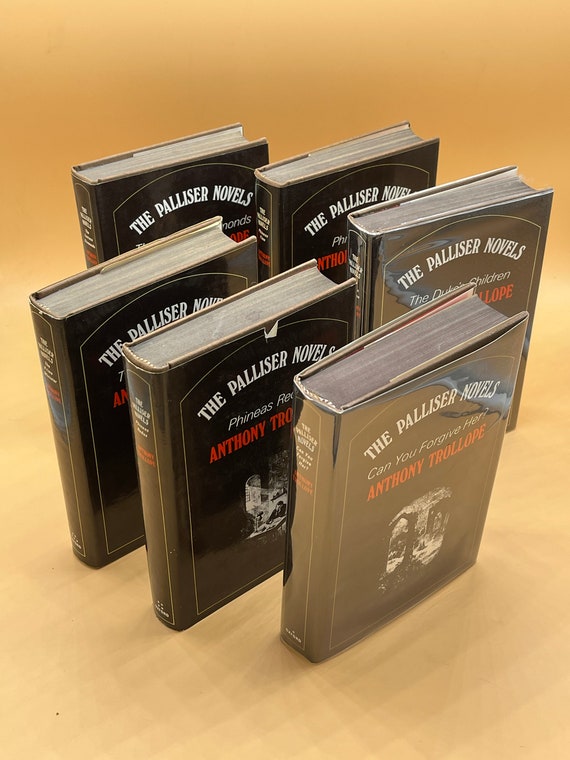 The Palliser Novels by Anthony Trollope 6 Volume Set Third Print 1977 Oxford English Literature Collectors Books for Readers Gift Book sets