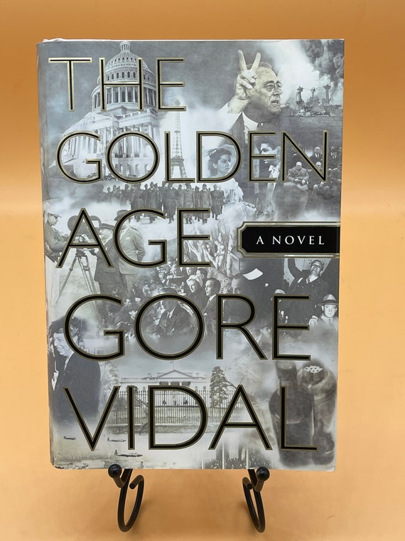 Modern Fiction Books The Golden Age A Novel by Gore Vidal  First Edition 2000 DoubleDay Publishing Collectible Books for Readers Gifts