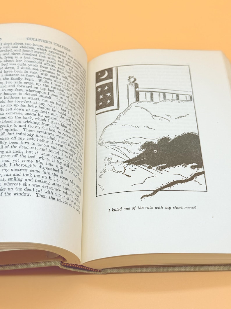 Gullivers Travels by Jonathan Swift 1943 Walter Black Publishing for The Classics Club Classic Literature Gift books image 6