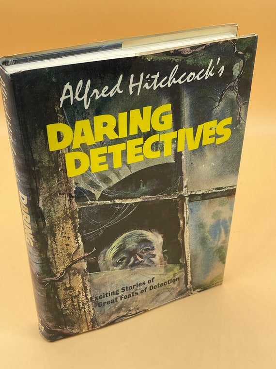 Childrens Books Alfred Hitchcocks Daring Detectives Exciting Stories Great Feats of Detection 1969 Random House Mystery Books for kids gift