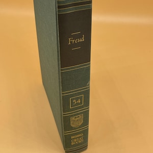 Freud The Major Works of Sigmund Freud 1952 Britannica Great Books series Psychology books Freud books Gift books Rare Book gifts