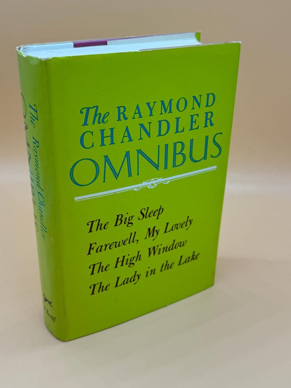 The Raymond Chandler Omnibus 1969 Knopf Publishing The Big Sleep Farewell My Lovely The High Window The Lady in The Lake Literary gift books
