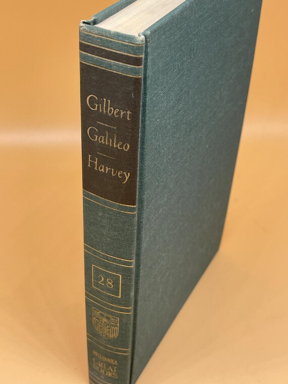 Gilbert Galileo Harvey 1952 Britannica Great Books of the Western World Rare Books Science Math STEM Books Educational Books Physics Books