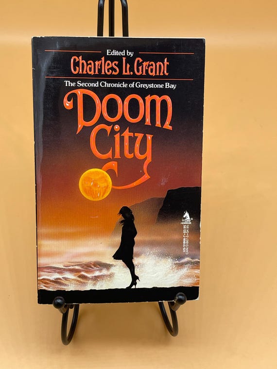 Doom City The Second Chronicle of Greystone Bay by Charles L. Grant First Edition 1987 Mass Market Paperback TOR Books Horror Book Gifts