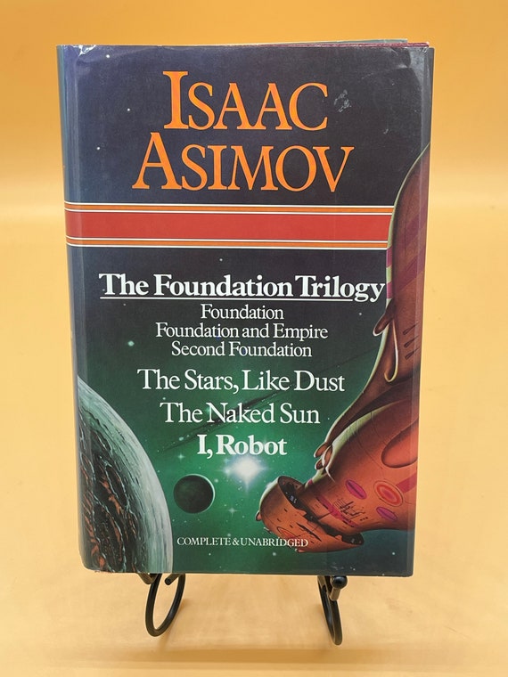 Science Fiction Books The Foundation Trilogy by Isaac Asimov Sci-Fi books for Readers Gifts Collectible Books Sci-Fi Anthology