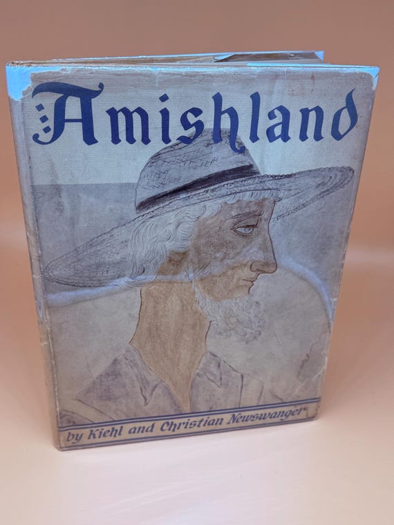 Amishland by Kiehl and Christian Newswanger 1954 Hastings House Publishing Amish Art books