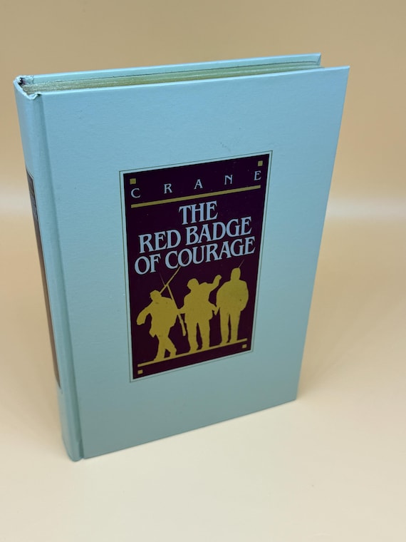 The Red Badge of Courage by Stephen Crane circa 1970's Grolier Enterprises Classic literature books historical fiction