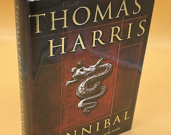 Horror Books Hannibal by Thomas Harris  1999 Delacorte Press Horror Fiction Books for Readers Gift Books Used Books Free Shipping