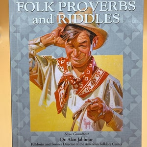 North American Folklore Folk Proverbs and Riddles First Edition 2003 Folklore books for readers gifts Folk Tales Used Books