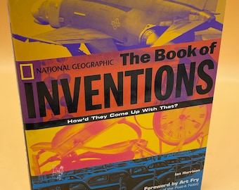 Science Books The Book of Inventions by National Geographic Educational Books for Readers Gifts Used Books STEM books Inventors Book
