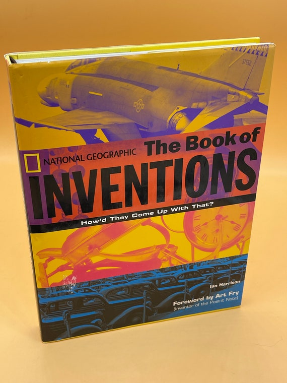 Science Books The Book of Inventions by National Geographic Educational Books for Readers Gifts Used Books STEM books Inventors Book