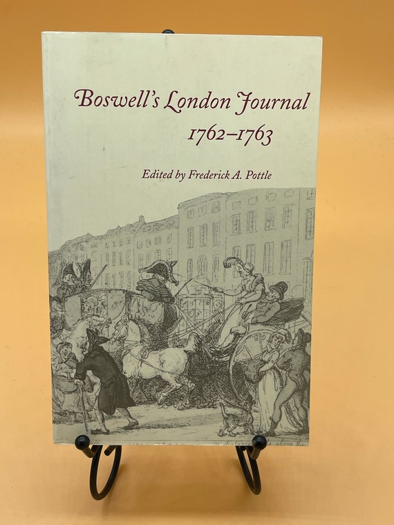 History Books Boswell's London Journal 1762-1763 Editor Frederick A. Pottle Early London History Great Britain History European history