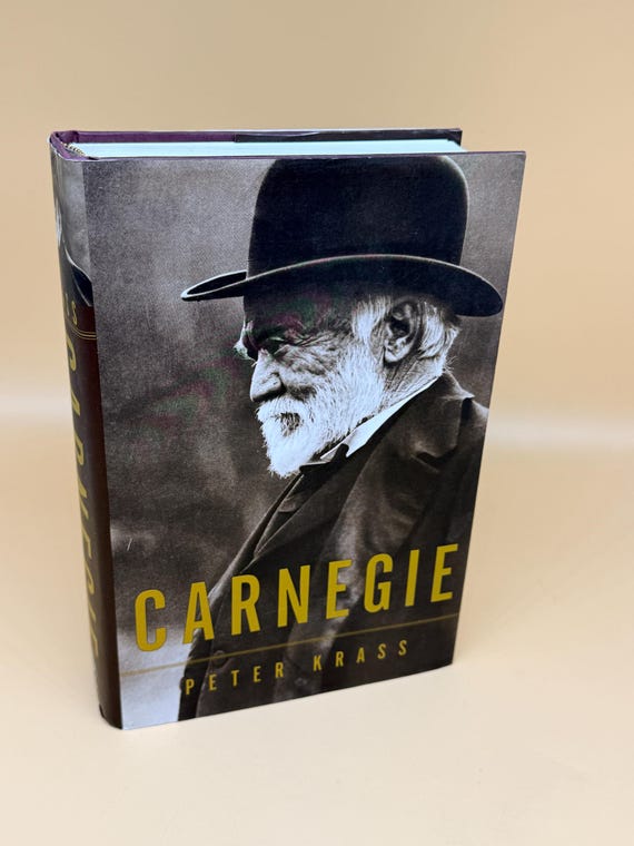 Carnegie by Peter Krass 2002 Wiley Publishing Financial biography books