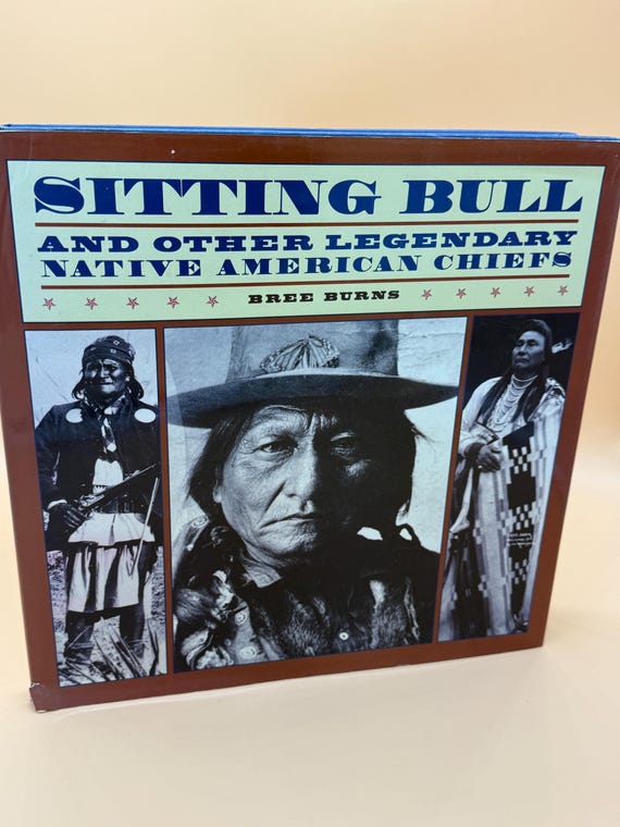 Sitting Bull and Other Legendary Native American Chiefs by Bree Burns 1993 Crescent Books Native Americans History